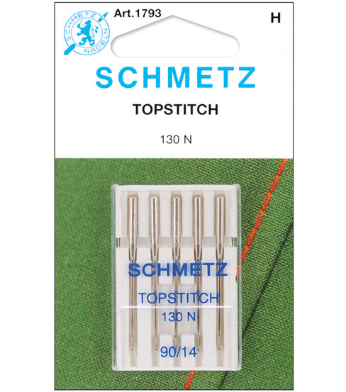AGUJA SCHMETZ 705H-N TOPSTITCH/CORDONET Nº 90 X5